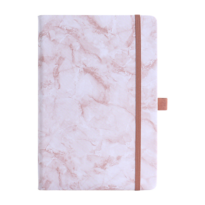 Marble Pattern Journal with Elastic Band (various colors)